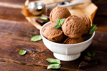Chocolate ice cream