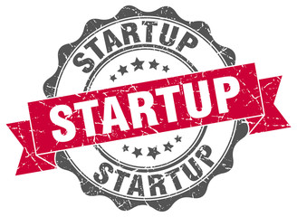 Fototapeta premium startup stamp. sign. seal