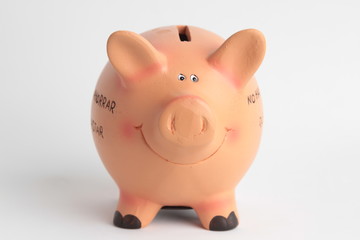 pig ceramic piggy bank with colorful backgrounds