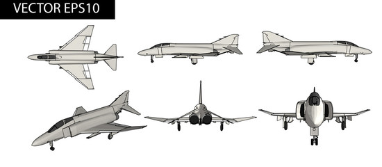 Vector jet aircraft for soldiers