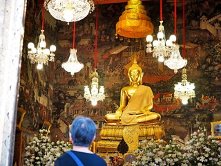 wat arun as a famous landmark in Bangkok, Thailand