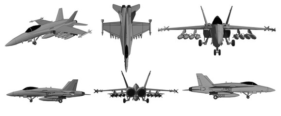 Vector jet aircraft for soldiers