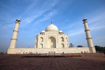 Taj Mahal in Agra, Uttar Pradesh, India.