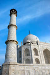 Taj Mahal in Agra, Uttar Pradesh, India.