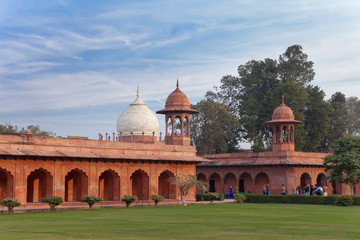 external wall of the Taj Mahal complex, India