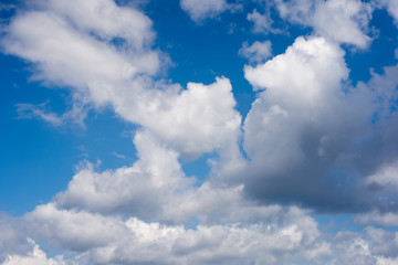 Fototapeta premium Clouds with blue sky.