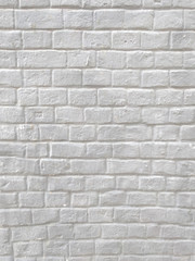 white brick wall background in old room