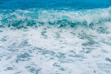 Naklejka na ściany i meble close up of an ocean wave for backgrounds