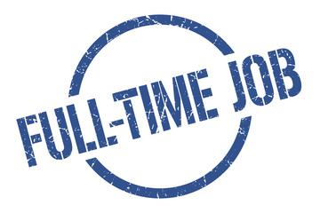 full-time job stamp