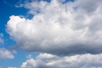 Clouds with blue sky.