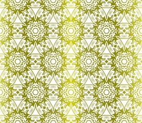 Art Deco Pattern Of Geometric Elements. Seamless Pattern. Vector Illustration. Design For Printing, Textile Industry