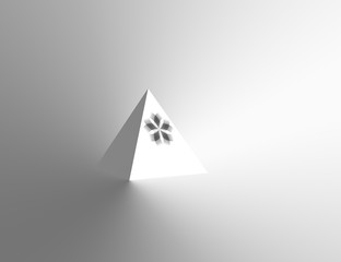Fototapeta premium Pyramide et symbole