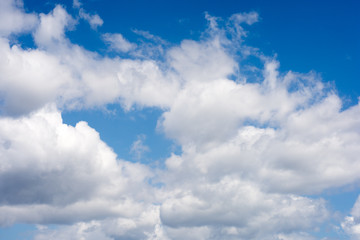 Clouds with blue sky.