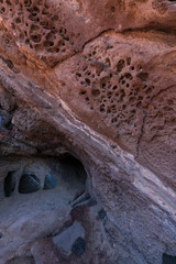 The Cenobio de Valeron archaeological site, Santa Maria de Guia municipality, Gran Canaria Island, The Canary Islands, Spain, Europe