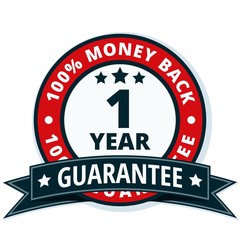 One year money back guarantee