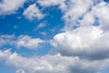 Clouds with blue sky.
