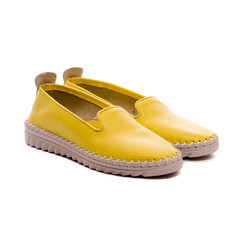 Naklejka premium light women's shoes isolated on a white background.