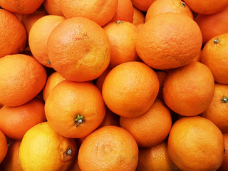 Fresh tangerines fruit background