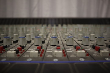 mixing console music