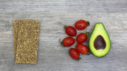 Food, Breakfast, sandwich. Tomatoes, avocado, bread, toast. Ingredients, cook. Vegan, vegetarian,...