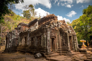 Fototapeta na wymiar Wat Phu in Champasak, Southern Laos