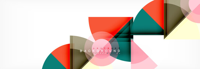 Modern geometric abstract background