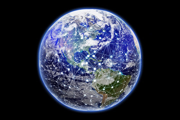 World of connectivity - Elements of this image furnished by NASA