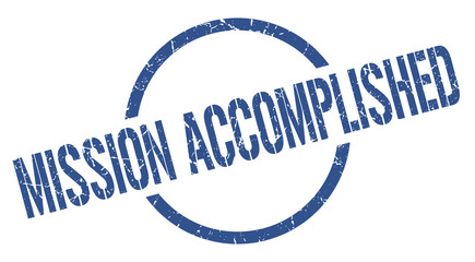 mission accomplished stamp