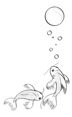 Koi Border Bottom Right Border