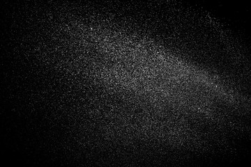 Fototapeta premium water splash isolated on black background