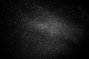 Obraz premium water splash isolated on black background