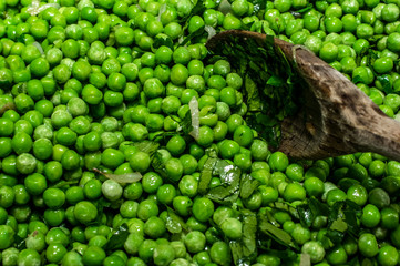 Peas Green Peas Macro Photography Close-up