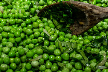 Peas Green Peas Macro Photography Close-up