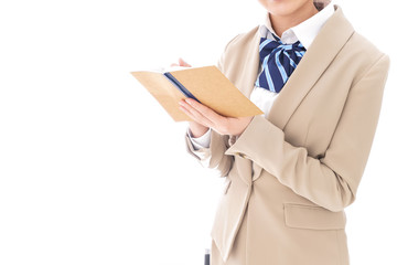 勉強をする学生