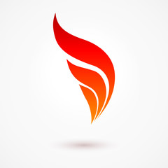 Obraz premium Fire Icon