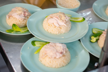 Hainanese chicken rice