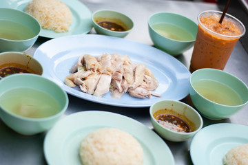Hainanese chicken rice