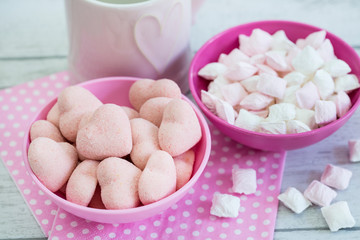 Pink Pastel Sweets And Candies