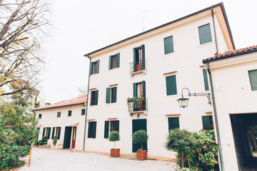 villa, italy, architecture, house
