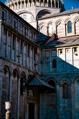 Fototapeta na wymiar Pisa Cathedral in Miracles square