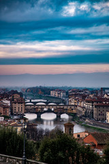 Fototapeta na wymiar Bridge of Florence