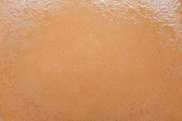 Texture ceramic classic clay, brown orange glossy background