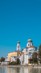 Smartphone HD wallpaper of beautiful view at Passau - Danube - Bavaria - Germany
