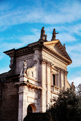 Fototapeta na wymiar basilica di santa francesca romana