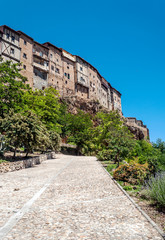 Village of Frias in the Spanish province of Burgos on a sunny day.