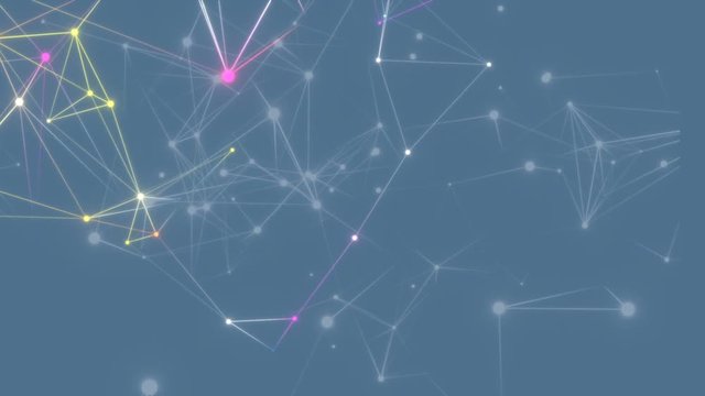 Blue laser background. Minimalistic space background. . Seamless loop.
