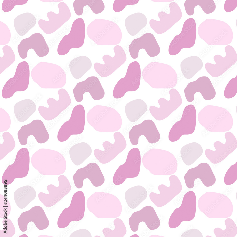 Poster pink abstract modern and stylish digital background with different shapes. memphis pink pattern. cre