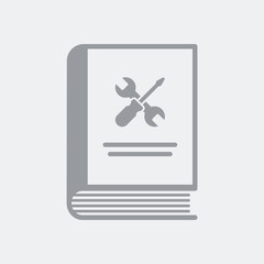 Technical manual book icon