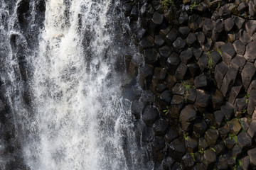 Basaltic prism close up take 1