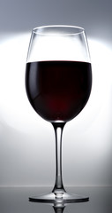 glass of red wine